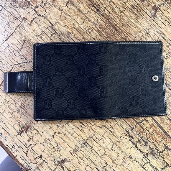 Gucci Black Monogram Wallet - Picture 6 of 8